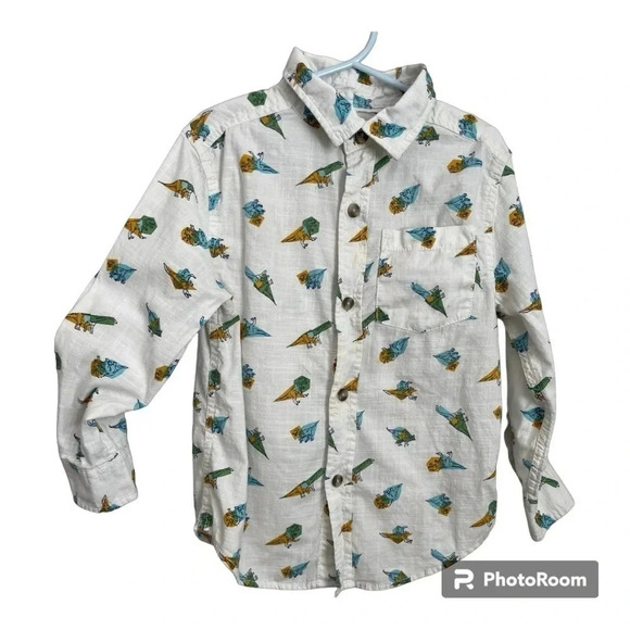 3 kids Button Down Shirts. Size 4T and 5T. Granimals NWT, Cat and Jack, and CD - Picture 2 of 12